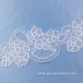 Snow White Eyelet Fabric Lace Trim